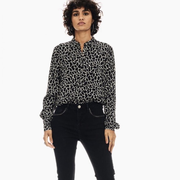 Michelle Michelle vintage silk giraffe blouse - Picture 8 of 8